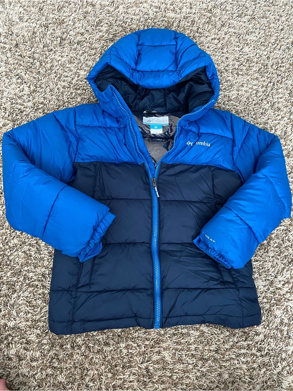 Boys youth Columbia Omni heat winter jacket